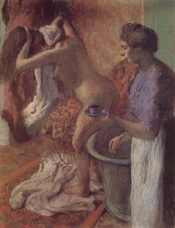 Edgar Degas The breakfast after bath Germany oil painting art